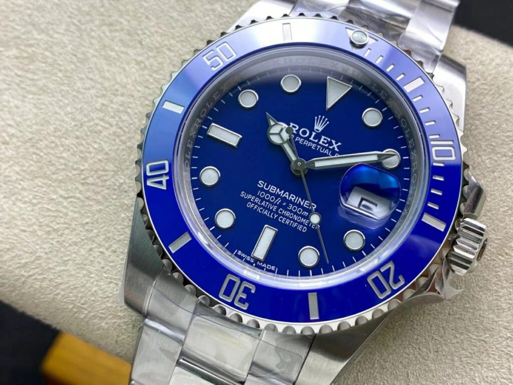 ĐỒNG HỒ ROLEX SUBMARINER CƠ NAM MẶT XANH VS FACTORY REP 1:1 40MM