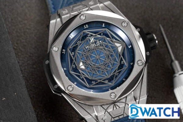 ĐỒNG HỒ HUBLOT CƠ NAM HUBLOT BIG BANG SANG BLEU REPLICA 1:1 CAO CẤP 45MM