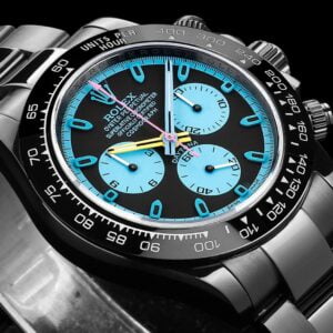 ĐỒNG HỒ NAM ROLEX DAYTONA REP CAO CẤP CỌC SỐ XANH TRẺ TRUNG 40MM