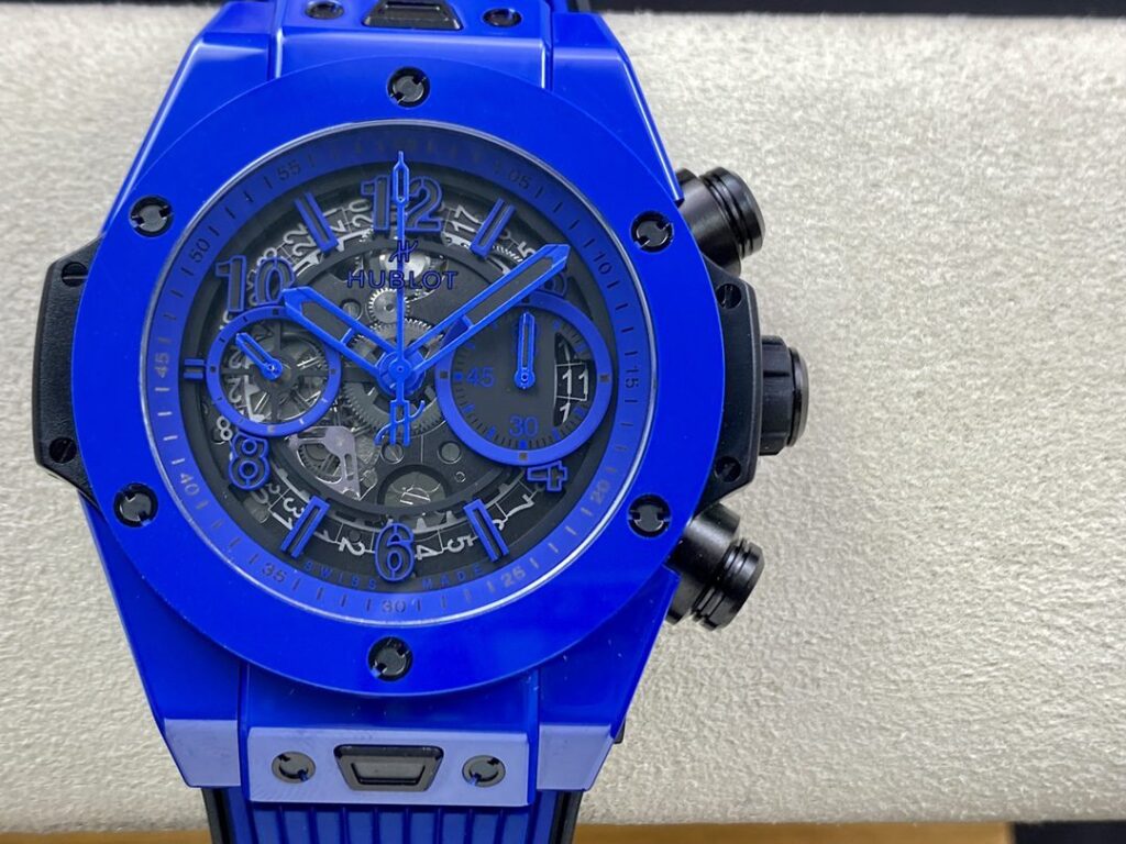 ĐỒNG HỒ NAM HUBLOT BIGBANG REP 1:1 FULL MÀU XANH GREN ĐỘC ĐÁO 45MM