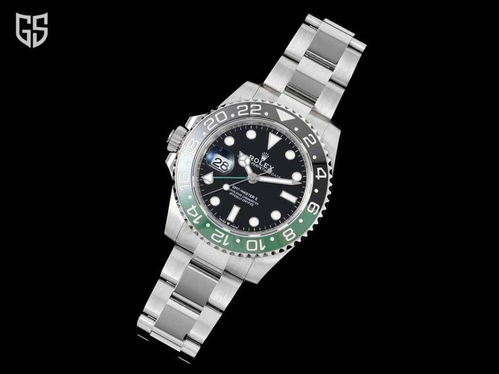 ĐỒNG HỒ NAM ROLEX GMT-MASTER II REP CAO CẤP DÂY ĐEO THÉP KHÔNG GỈ 40MM