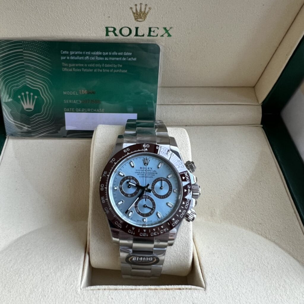 ĐỒNG HỒ NAM ROLEX DAYTONA REPLICA 1:1 MẶT SỐ XANH NOOIT BẬT CÁ TÍNH 40MM