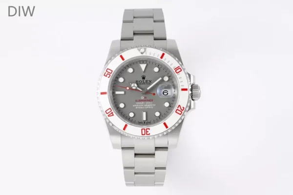 ĐỒNG HỒ NAM ROLEX SUBMARINER REP 1:1 MẶT SỐ XÁM CỌC SỐ DẠ QUANG 40MM