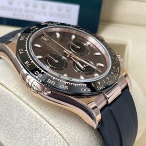 ĐỒNG HỒ NAM ROLEX DAYTONA REP CAO CẤP CỌC SỐ DẠ QUANG MẶT SỐ SOCOLA 40MM