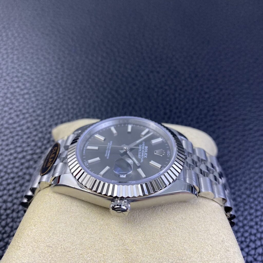 ĐỒNG HỒ ROLEX DATEJUST NAM DÂY KIM LOẠI CLEAN FACTORY REP 1:1 41MM