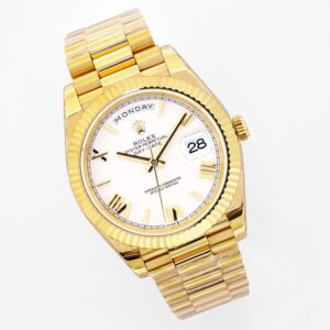 ĐỒNG HỒ NAM ROLEX DAT-DATE REPLICA 1:1 2 Ô LỊCH CỌC SỐ LA MÃ 40MM