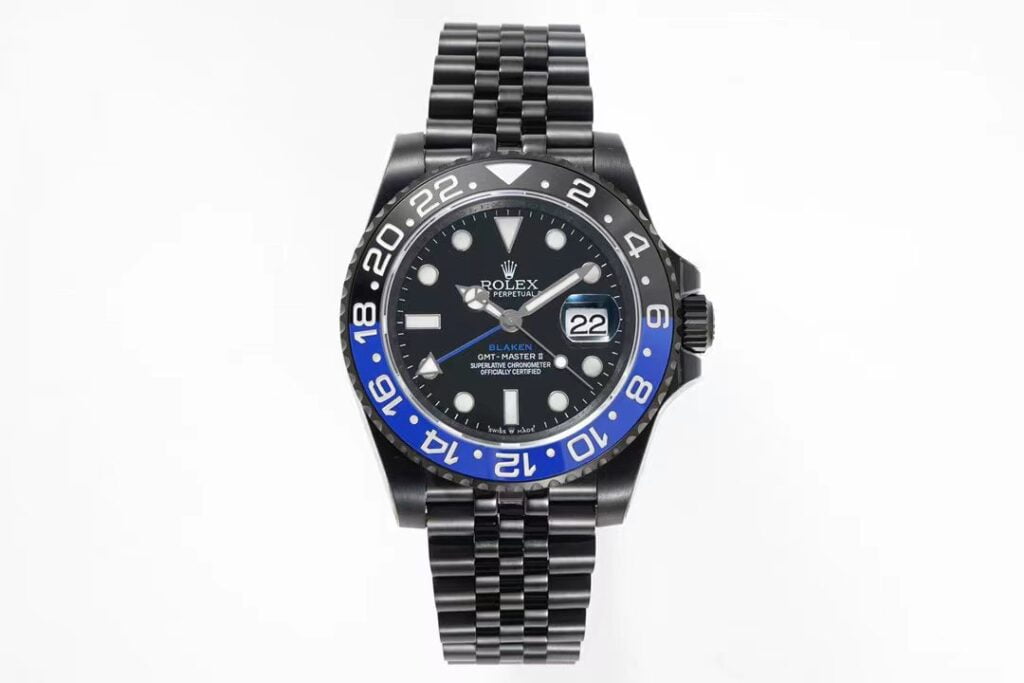 ĐỒNG HỒ NAM ROLEX BLAKEN GMT-MASTER ll REP CAO CẤP BEZEL HAI MẦU 40MM