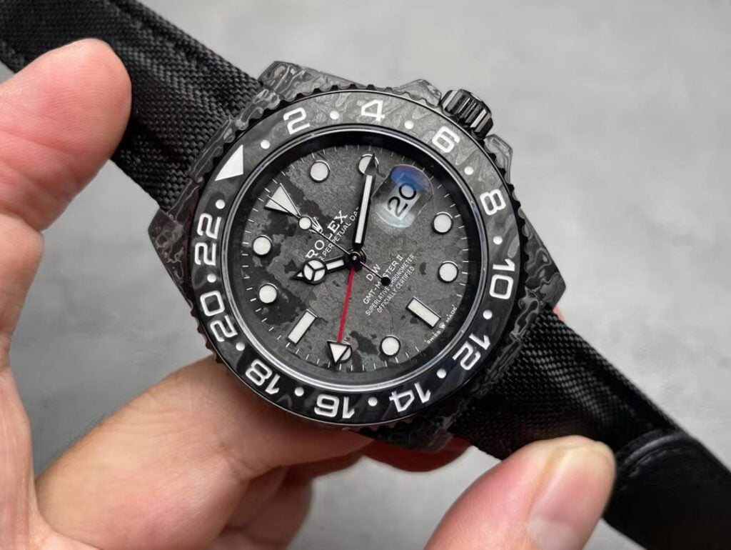 ĐỒNG HỒ NAM ROLEX GMT-MASTER II REPLICA CAO CẤP BEZEL THIẾT KẾ 40MM