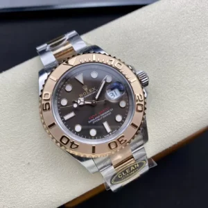 ĐỒNG HỒ NAM ROLEX YACHT-MASTER REPLICA MẶT SỐ NÂU THỂ THAO NỔI BẬT 40MM