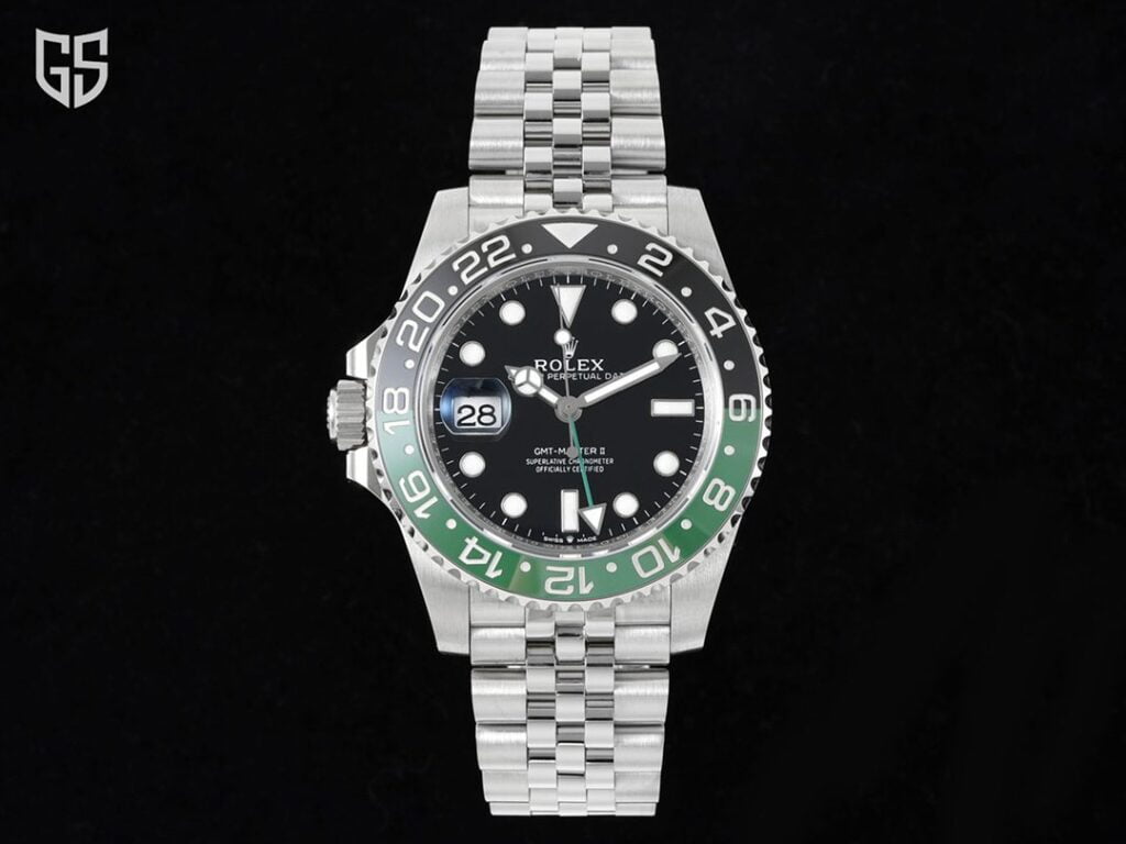 ĐỒNG HỒ NAM ROLEX GMT-MASTER II REPLICA 1:1 THIẾT KẾ NÚM NGƯỢC 40MM