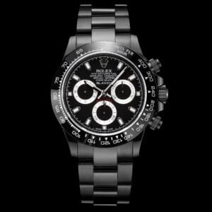 ĐỒNG HỒ NAM ROLEX DAYTONA REPLICA CAO CẤP MẶT SỐ ĐEN LỊCH SỰ 40MM