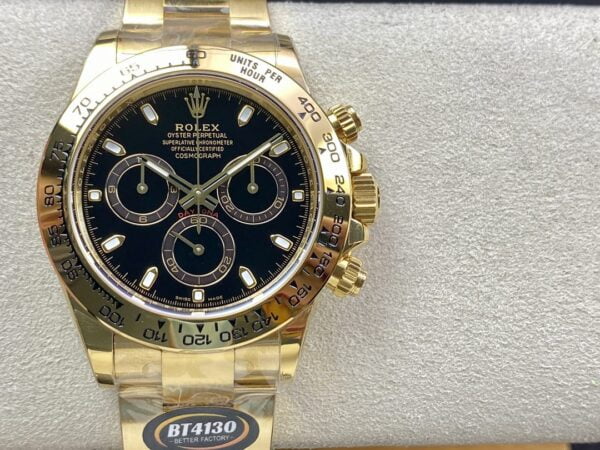 ĐỒNG HỒ NAM ROLEX DAYTONA REPLICA CAO CẤP DÂY ĐEO VÀNG GOLD 40MM