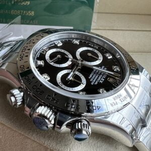 ĐỒNG HỒ NAM ROLEX DAYTONA REP CAO CẤP 6 KIM CỌC SỐ ĐÍNH ĐÁ LẤP LÁNH 40MM