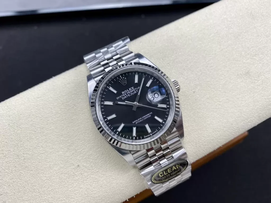 ĐỒNG HỒ NAM ROLEX DATEJUST CLEAN REPLICA CAO CẤP NIỀNG KHÍA 36MM