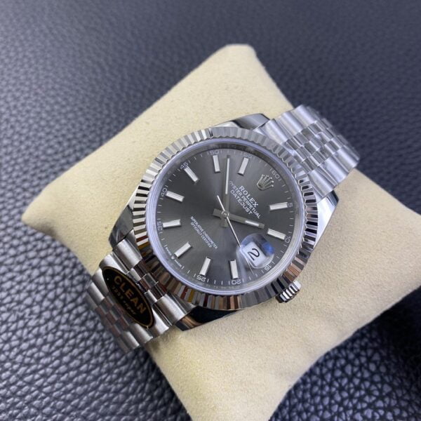 ĐỒNG HỒ ROLEX DATEJUST NAM DÂY KIM LOẠI CLEAN FACTORY REP 1:1 41MM