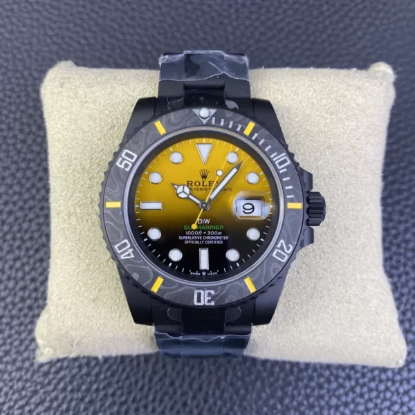 ĐỒNG HỒ NAM ROLEX SUBMARINER REPLICA MẶT SỐ BEZEL VÀNG CÁ TÍNH 40MM