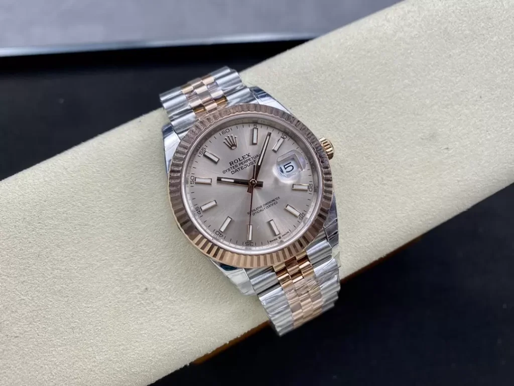 ĐỒNG HỒ NAM ROLEX DATEUST REPLICA 1:1 NIỀNG KHÍA GÓC CẠNH TINH XẢO 41MM