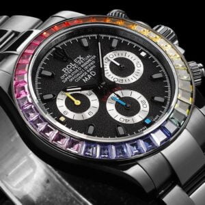 ĐỒNG HỒ NAM ROLEX DAYTONA REP 1:1 6 KIM BEZEL ĐÍNH ĐÁ CAO CẤP 40MM