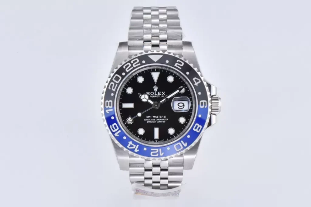 ĐỒNG HỒ NAM ROLEX GMT-MASTER II CLEAN REPLICA CAO CẤP VÒNG GỐM HAI MÀU 40MM