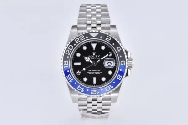 ĐỒNG HỒ NAM ROLEX GMT-MASTER II CLEAN REPLICA CAO CẤP VÒNG GỐM HAI MÀU 40MM
