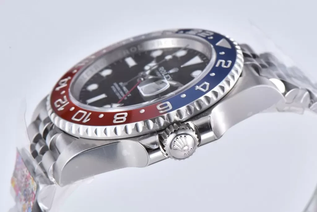 ĐỒNG HỒ NAM ROLEX GMT-MASTER II CLEAN REPLICA 1:1 4 KIM PHỦ DẠ QUANG 40MM