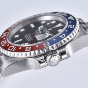 ĐỒNG HỒ NAM ROLEX GMT-MASTER II CLEAN REPLICA 1:1 4 KIM PHỦ DẠ QUANG 40MM