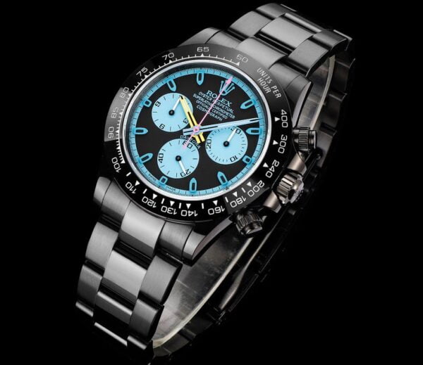 ĐỒNG HỒ NAM ROLEX DAYTONA REP CAO CẤP CỌC SỐ XANH TRẺ TRUNG 40MM