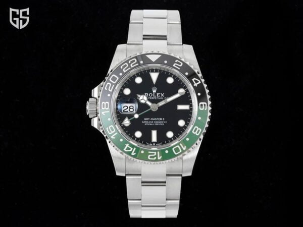 ĐỒNG HỒ NAM ROLEX GMT-MASTER II REP CAO CẤP DÂY ĐEO THÉP KHÔNG GỈ 40MM