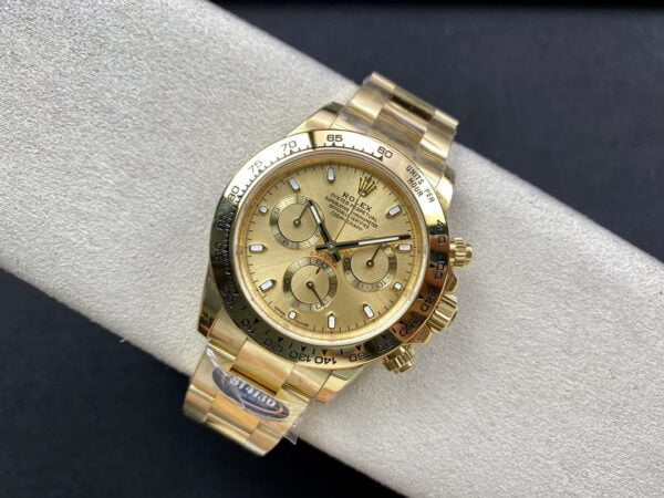 ĐỒNG HỒ NAM ROLEX DAYTONA REP CAO CẤP 6 KIM MÀU FULL VÀNG GOLD 40MM