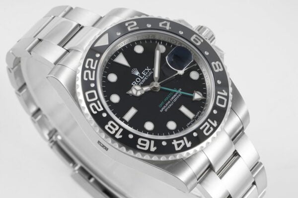 ĐỒNG HỒ NAM ROLEX GMT-MASTER ll REPLICA CAO CẤP MẶT SỐ ĐEN THỂ THAO 40MM