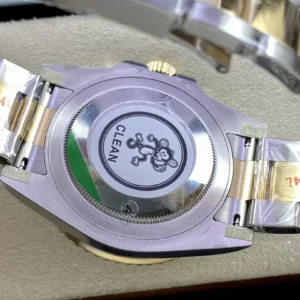 ĐỒNG HỒ NAM ROLEX GMT-MASTER II REPLICA 1:1 BEZEL GỐM HAI MÀU 40MM