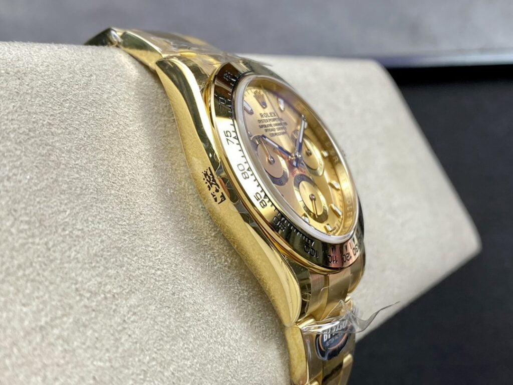 ĐỒNG HỒ NAM ROLEX DAYTONA REP CAO CẤP 6 KIM MÀU FULL VÀNG GOLD 40MM