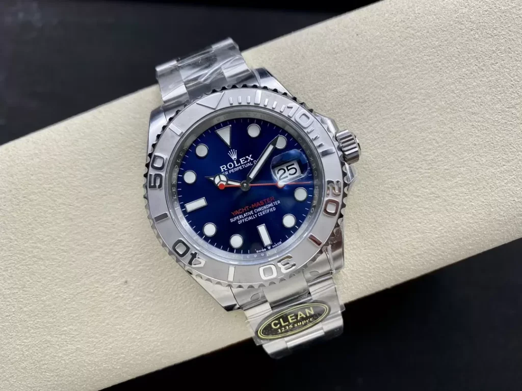 ĐỒNG HỒ NAM ROLEX YACHT-MASTER REPLICA 1:1 CỌC KIM PHỦ DẠ QUANG 36MM