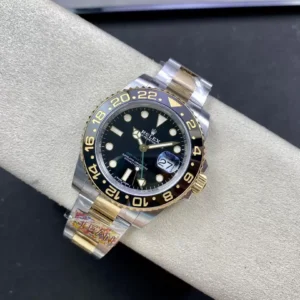 ĐỒNG HỒ NAM ROLEX GMT-MASTER II REPLICA 1:1 BEZEL GỐM HAI MÀU 40MM