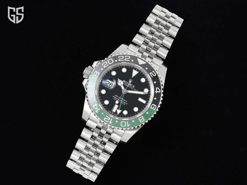 ĐỒNG HỒ NAM ROLEX GMT-MASTER II REPLICA 1:1 THIẾT KẾ NÚM NGƯỢC 40MM