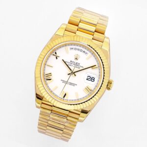 ĐỒNG HỒ NAM ROLEX DAT-DATE REPLICA 1:1 2 Ô LỊCH CỌC SỐ LA MÃ 40MM