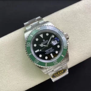 ĐỒNG HỒ NAM ROLEX SUBMARINER REPLICA 1:1 BEZEL XANH PHỦ DẠ QUANG 40MM