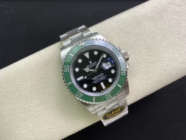 ĐỒNG HỒ NAM ROLEX SUBMARINER REPLICA 1:1 BEZEL XANH PHỦ DẠ QUANG 40MM