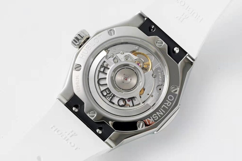 ĐỒNG HỒ NAM HUBLOT ORLINSKI REPLICA 1:1 MÀU TRẮNG LỘ CƠ TINH XẢO 40MM