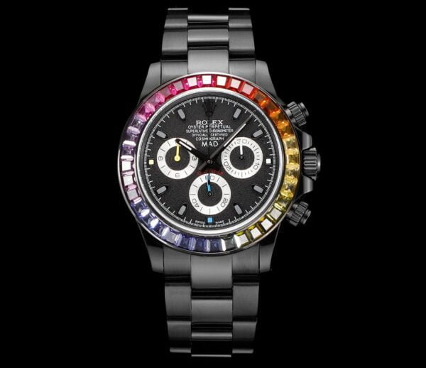 ĐỒNG HỒ NAM ROLEX DAYTONA REP 1:1 6 KIM BEZEL ĐÍNH ĐÁ CAO CẤP 40MM