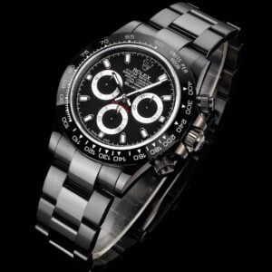 ĐỒNG HỒ NAM ROLEX DAYTONA REPLICA CAO CẤP MẶT SỐ ĐEN LỊCH SỰ 40MM