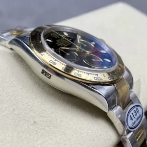 ĐỒNG HỒ NAM ROLEX DAYTONA CLEAN FACTORY REPLICA BEZEL MẠ VÀNG 40MM