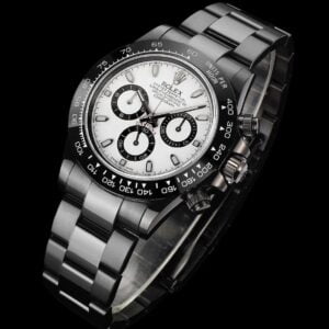 ĐỒNG HỒ NAM ROLEX DAYTONA REPLICA CAO CẤP MẶT SỐ TRẮNG 6 KIM 40MM