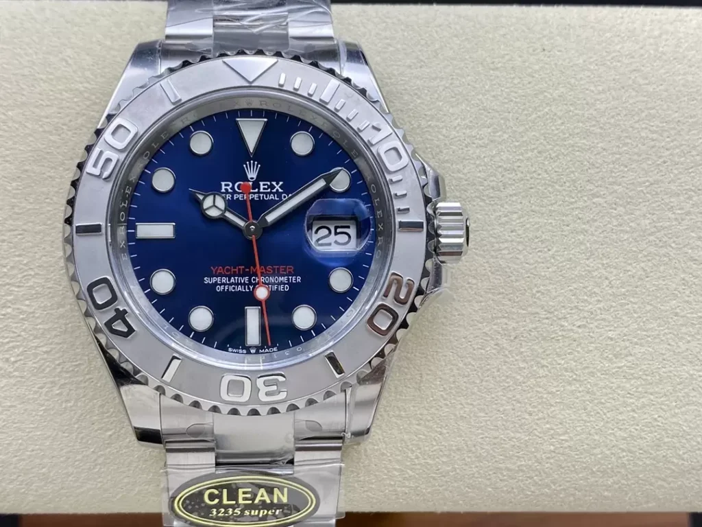 ĐỒNG HỒ NAM ROLEX YACHT-MASTER REPLICA 1:1 CỌC KIM PHỦ DẠ QUANG 36MM