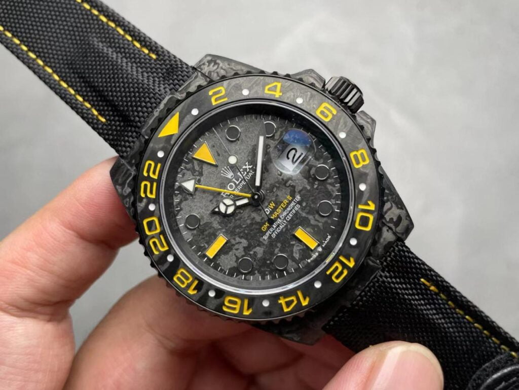 ĐỒNG HỒ NAM ROLEX GMT-MASTER II REPLICA 1:1 4 MẶT SỐ MIX VÀNG 40MM