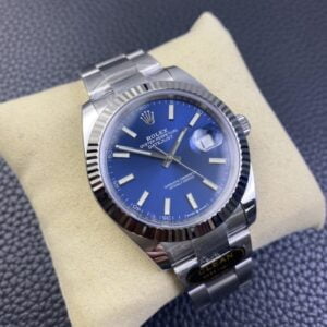 ĐỒNG HỒ ROLEX DATEJUST CƠ NAM MẶT XANH CLEAN FACTORY REP 1:1 41MM