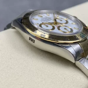 ĐỒNG HỒ NAM ROLEX DAYTONA CLEAN FACTORY REPLICA CAO CẤP MẶT SỐ TRẮNG 40MM