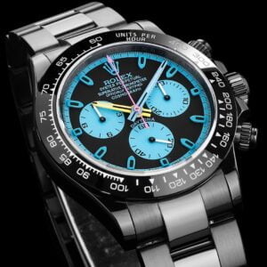 ĐỒNG HỒ NAM ROLEX DAYTONA REP CAO CẤP CỌC SỐ XANH TRẺ TRUNG 40MM