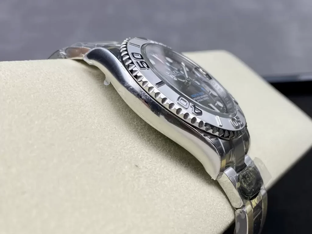 ĐỒNG HỒ NAM ROLEX YACHT-MASTER REPLICA CAO CẤP MẶT SỐ XÁM CHẢY TIA 40MM