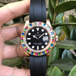 ĐỒNG HỒ CƠ NAM MÀU ROSE GOLD ROLEX YACHT-MASTER REPLICA 1:1 CAO CẤP 40MM